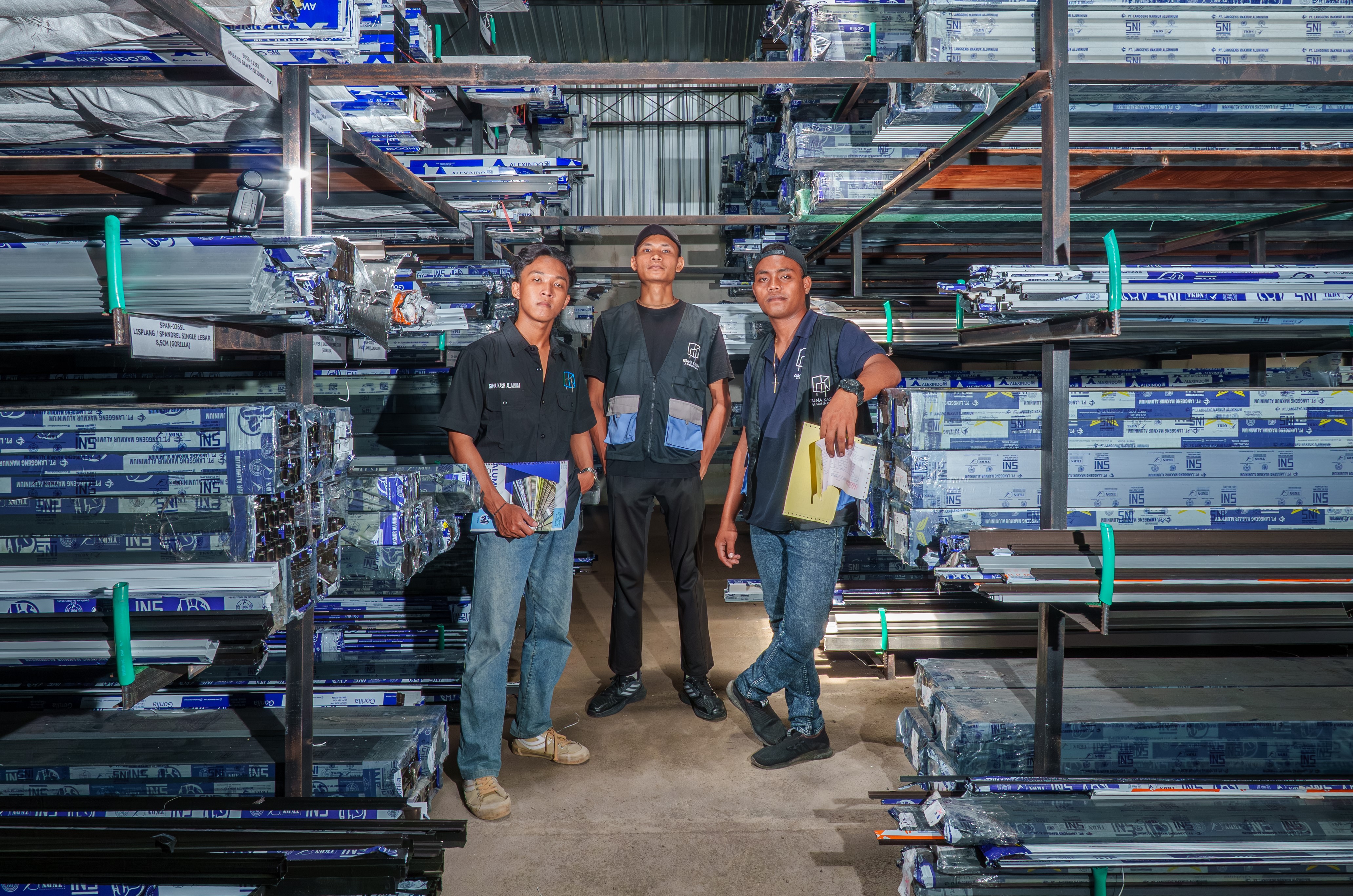 Proyek aluminium CV Guna Kasih Bali