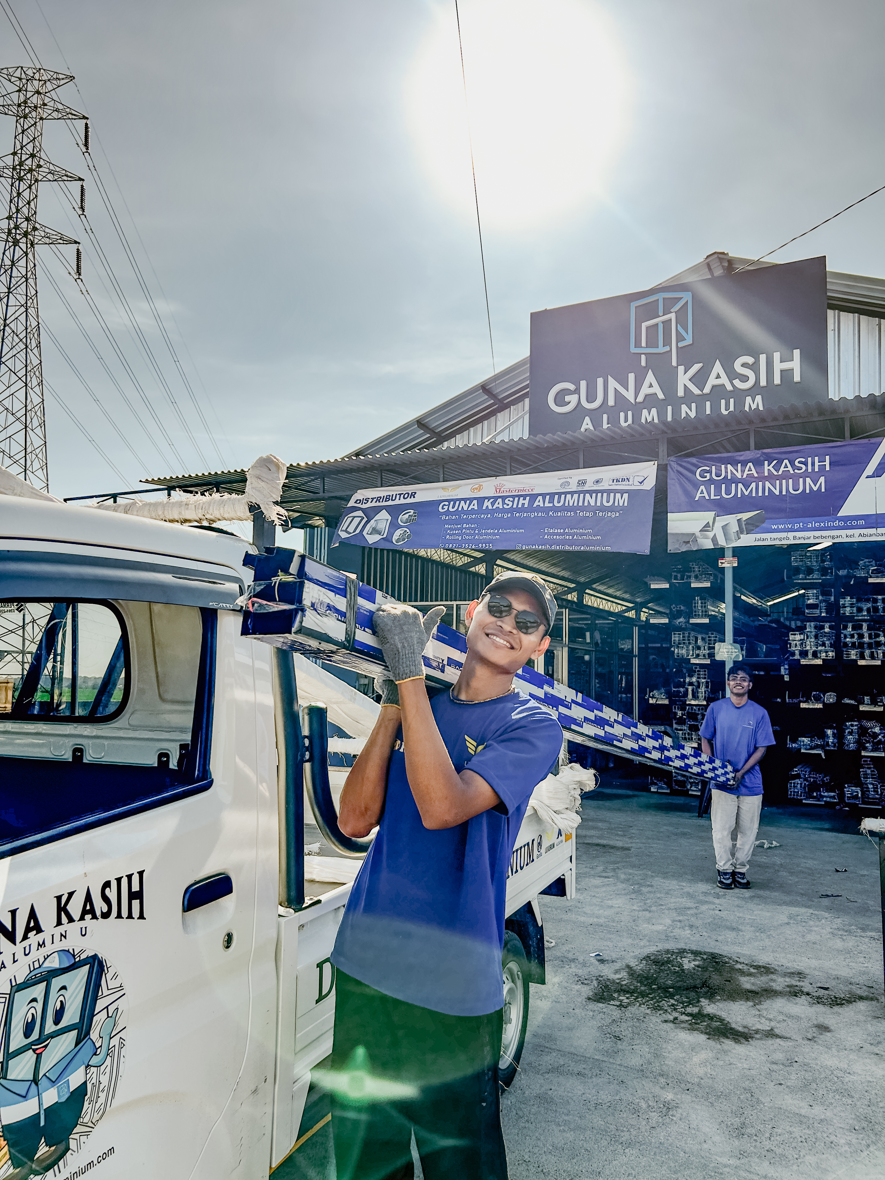 Proyek aluminium CV Guna Kasih Bali