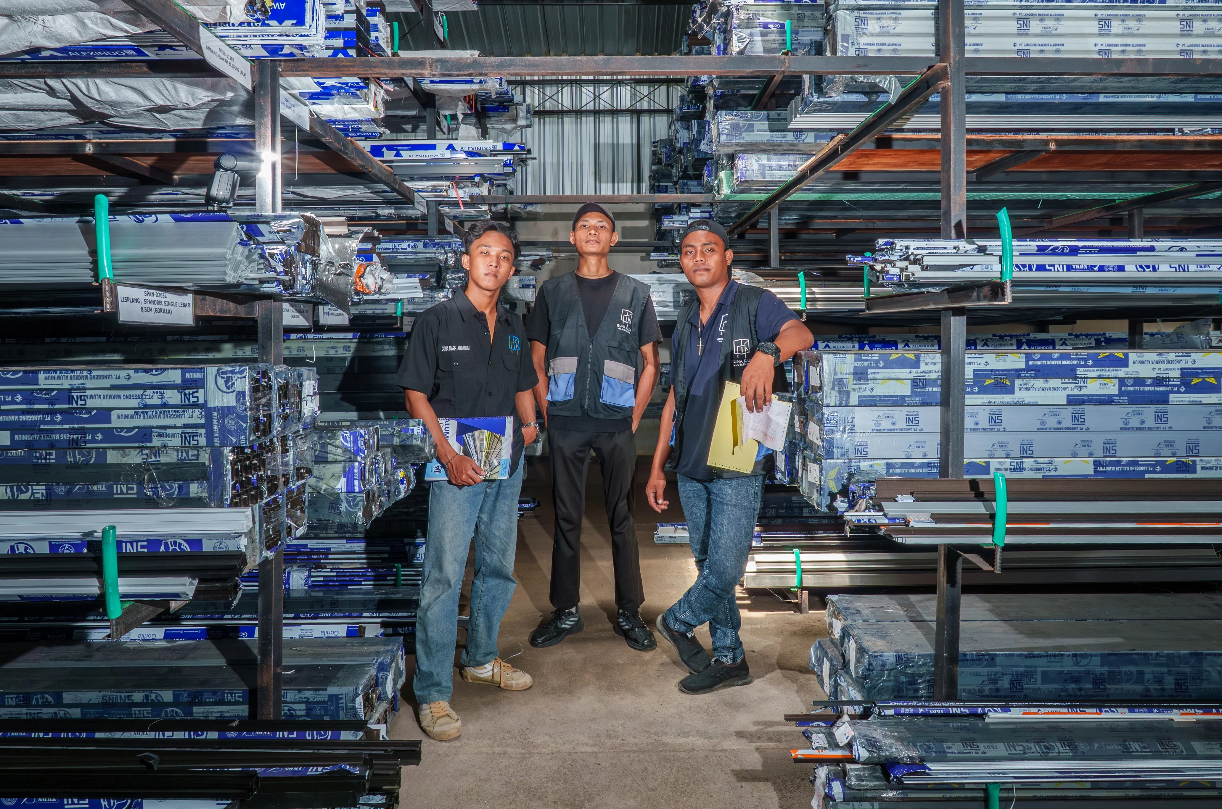 Proyek aluminium CV Guna Kasih Bali