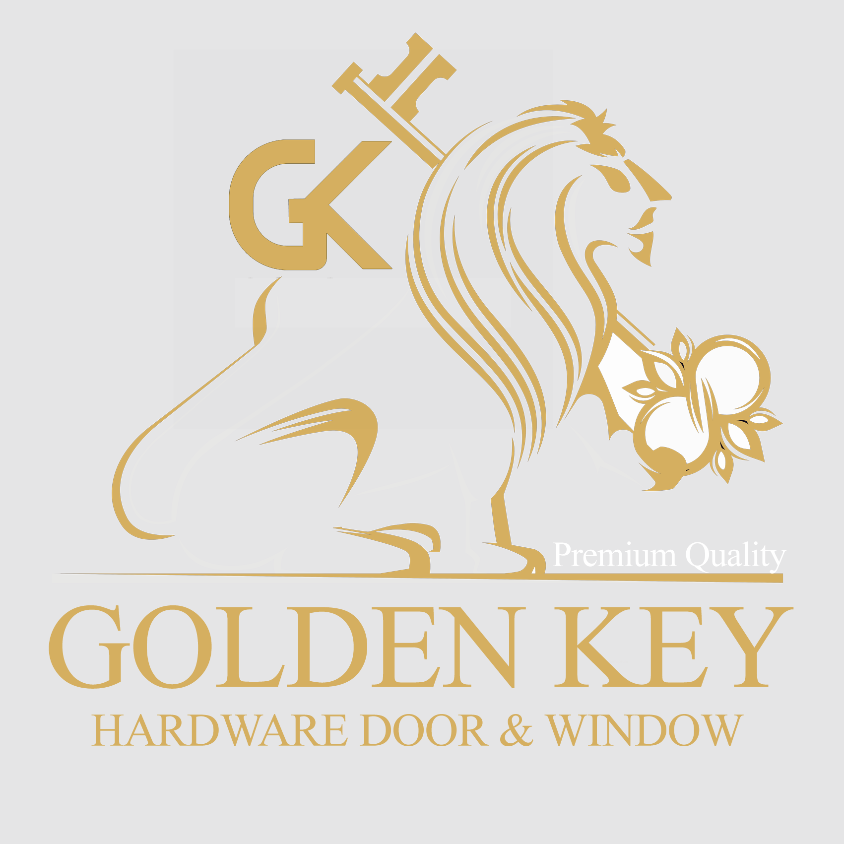 Logo Golden Key - Supplier aluminium resmi distributor Guna Kasih Bali
